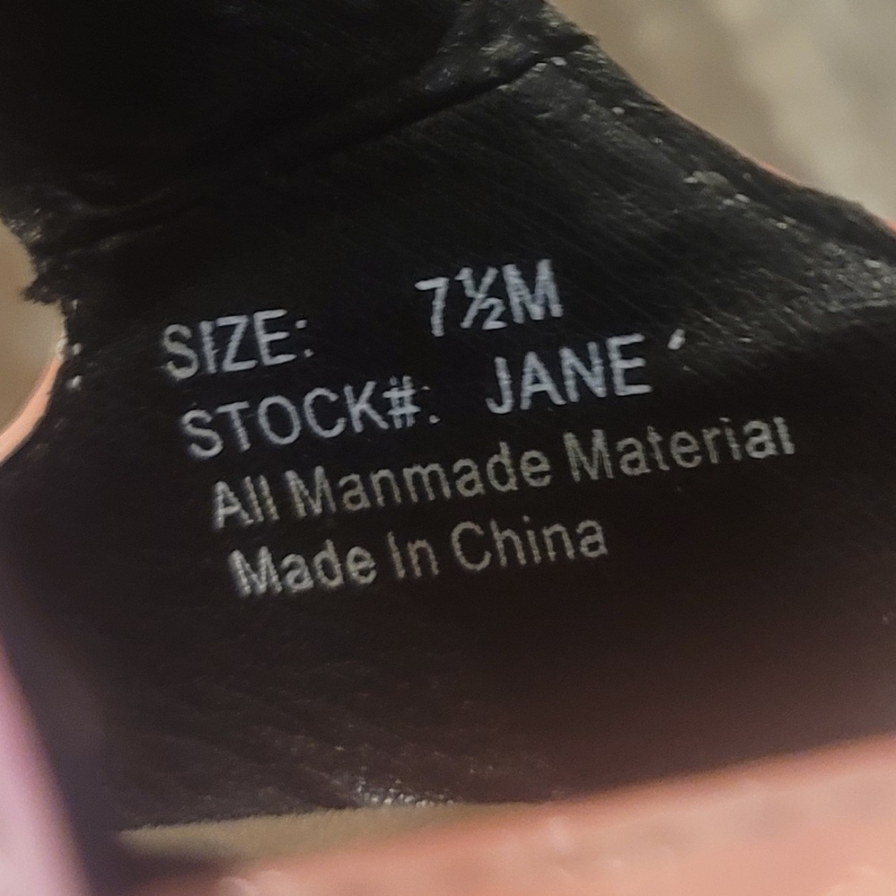 NWB! Ingaro Slip Resistant Tye Dye Mary Jane Nursing Shoes 7.5 - Picture 3 of 7
